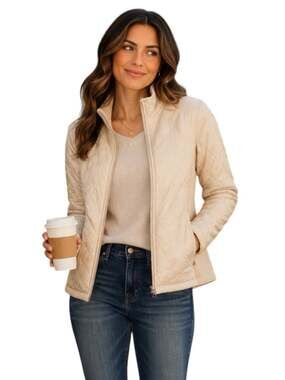 L.L. Bean XS Petite Women’s Yellow Lightweight Quilted Jacket